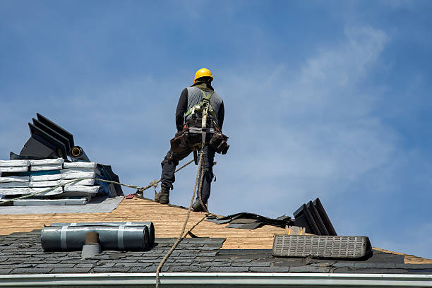 Professional Storm Damage Roof Repair technician working in Kenilworth, NJ